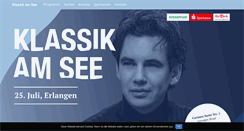 Desktop Screenshot of klassik-am-see.com